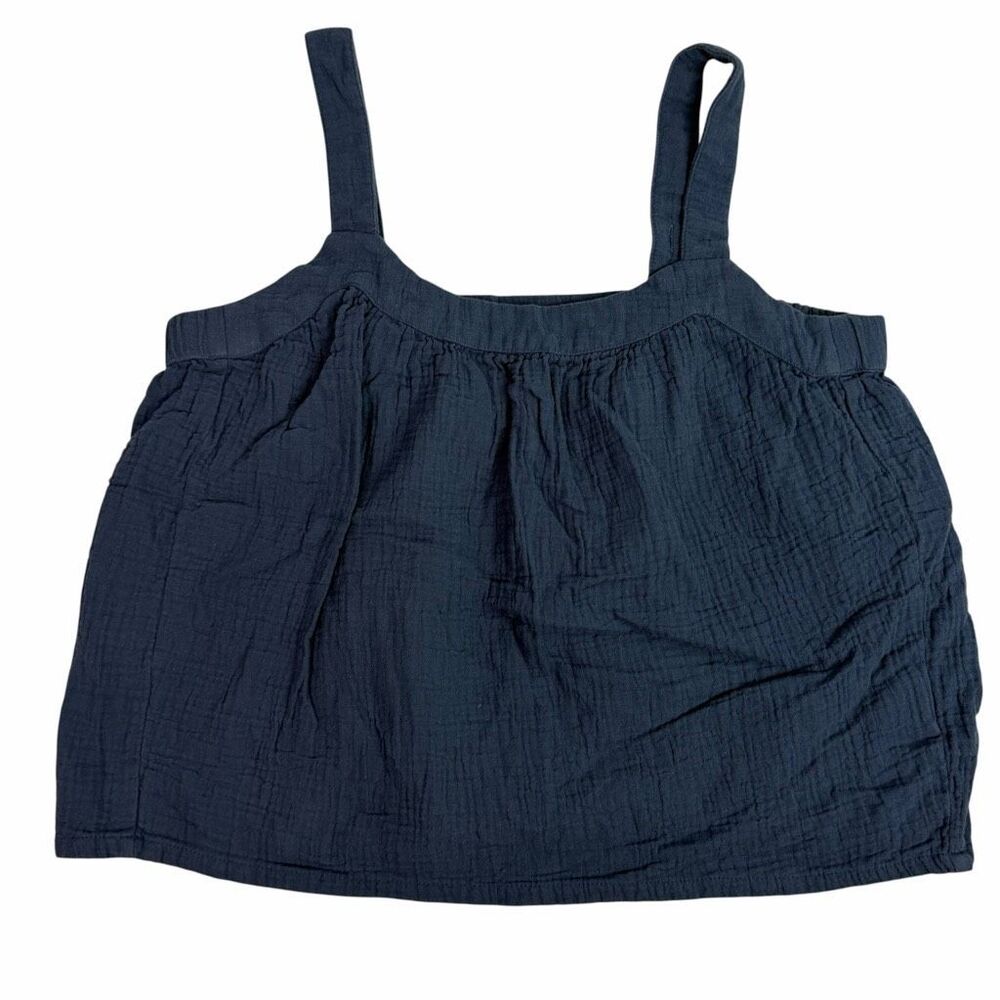 Pact Women’s Small Organic Cotton Double Gauze Square Neck Cami